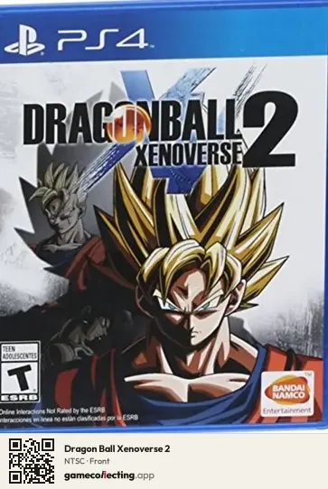 Dragon Ball Xenoverse 2 PlayStation 4, NTSC box front