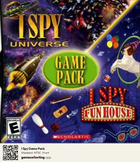 I Spy Game Pack Nintendo DS, NTSC box front