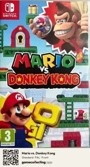 Mario vs. Donkey Kong Nintendo Switch, PAL box front