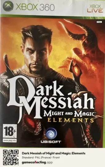 Dark Messiah of Might and Magic: Elements Xbox 360, France box front