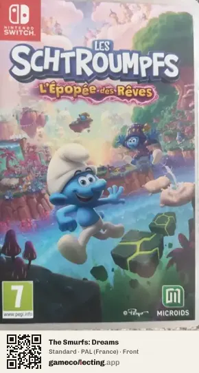 The Smurfs: Dreams Nintendo Switch, France box front