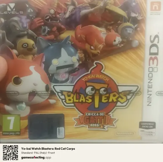 Yo-kai Watch Blasters: Red Cat Corps Nintendo 3DS, Italy box front