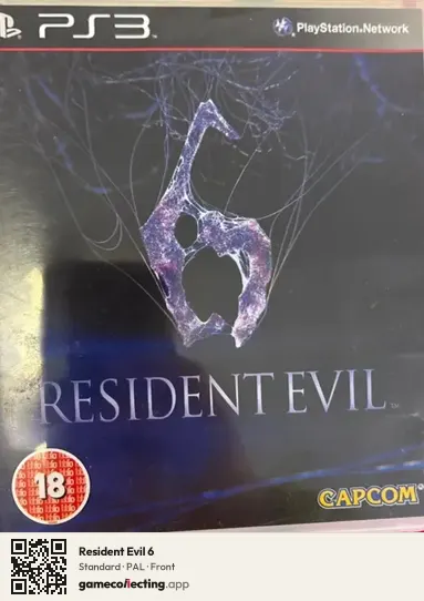 Resident Evil 6 PlayStation 3, PAL box front