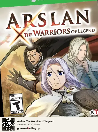 Arslan: The Warriors of Legend Xbox One, NTSC box front