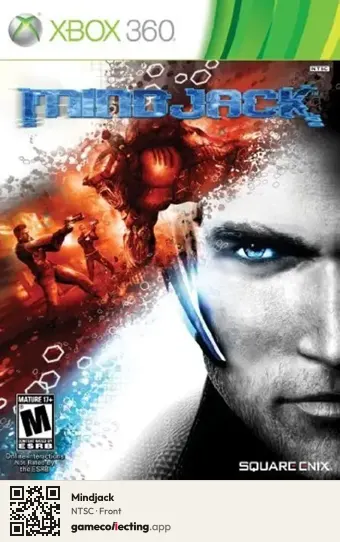 Mindjack Xbox 360, NTSC box front