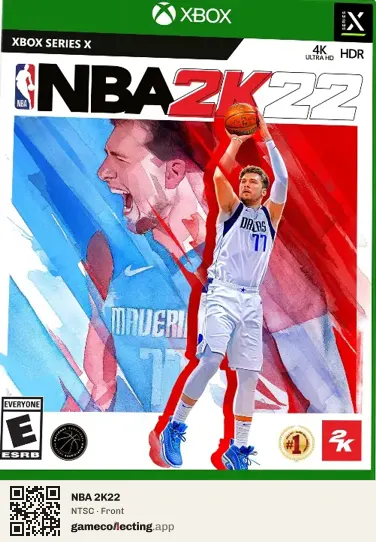 NBA 2K22 Xbox Series X, NTSC box front
