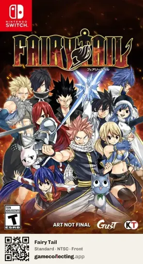 Fairy Tail Nintendo Switch, NTSC box front