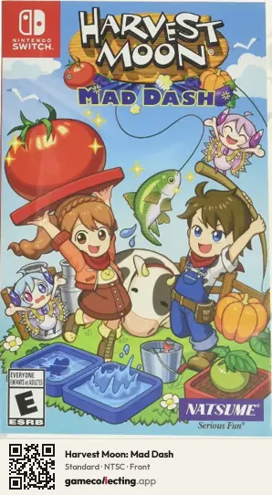 Harvest Moon: Mad Dash Nintendo Switch, NTSC box front