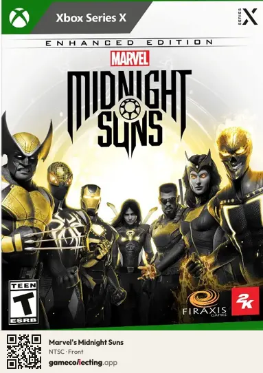 Marvel's Midnight Suns Xbox Series X, NTSC box front