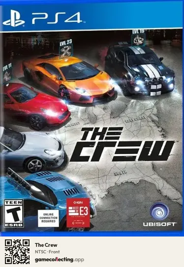 The Crew PlayStation 4, NTSC box front