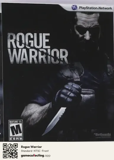 Rogue Warrior PlayStation 3, NTSC box front