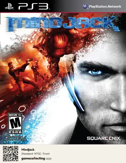 Mindjack PlayStation 3, NTSC box front