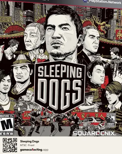 Sleeping Dogs PlayStation 3, NTSC box front