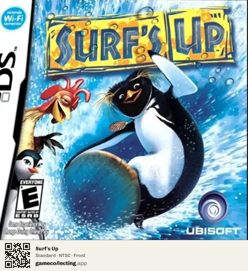 Surf's Up Nintendo DS, NTSC box front