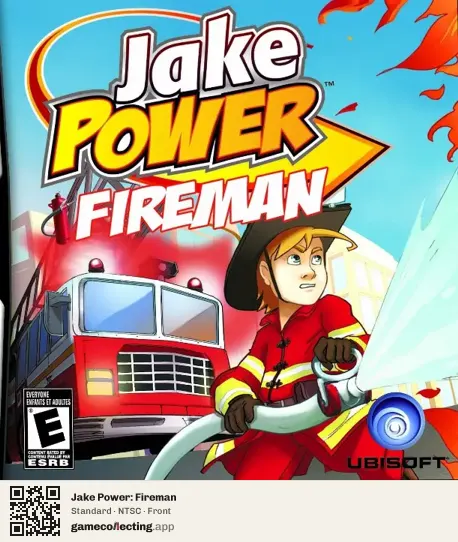 Jake Power: Fireman Nintendo DS, NTSC box front