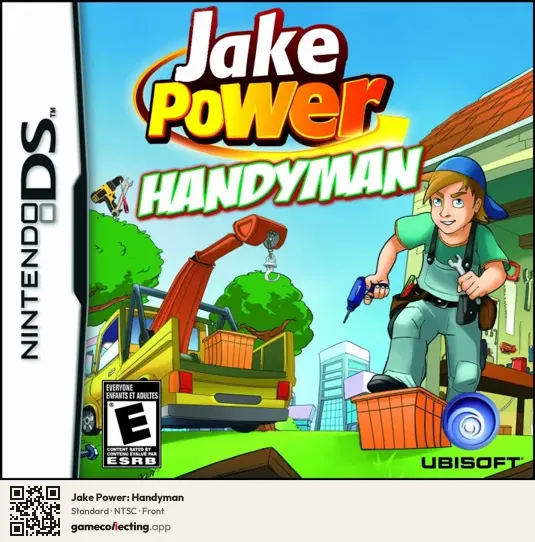 Jake Power: Handyman Nintendo DS, NTSC box front