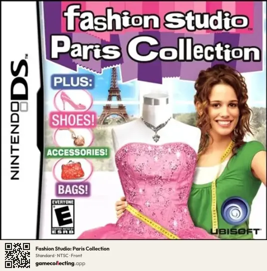 Fashion Studio: Paris Collection Nintendo DS, NTSC box front