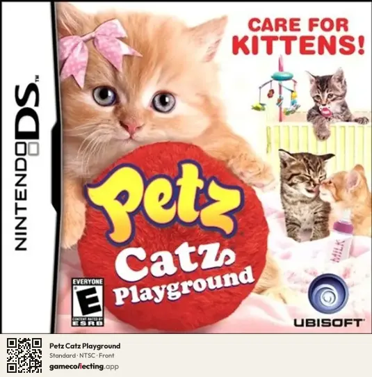 Petz Catz Playground Nintendo DS, NTSC box front