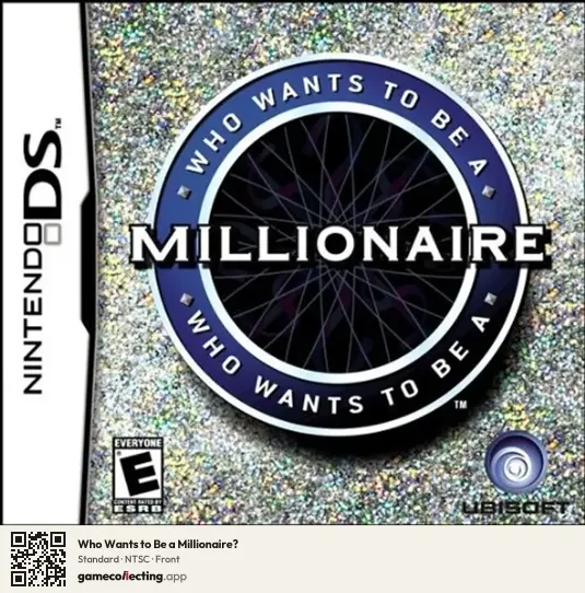Who Wants to Be a Millionaire? Nintendo DS, NTSC box front