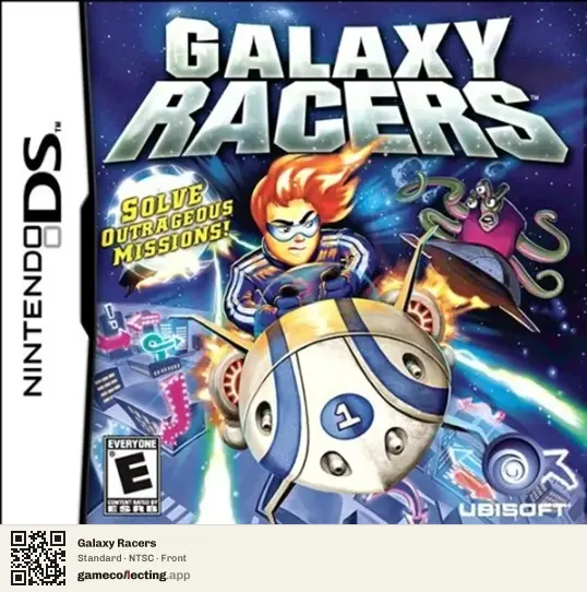 Galaxy Racers Nintendo DS, NTSC box front