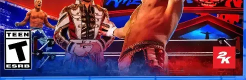 WWE 2K24, the ESRB box on its front
