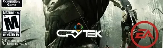 Crysis 3, the ESRB box on its front
