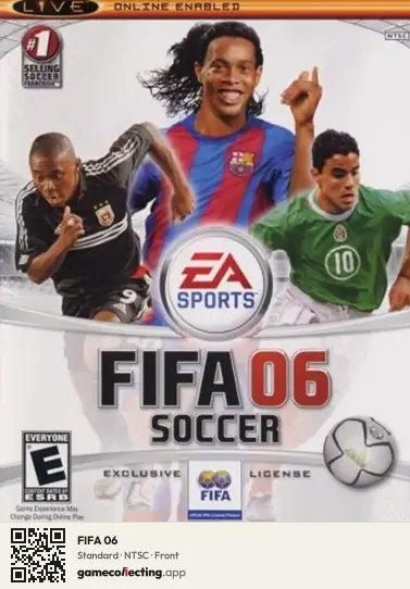 FIFA 06 Xbox, NTSC box front