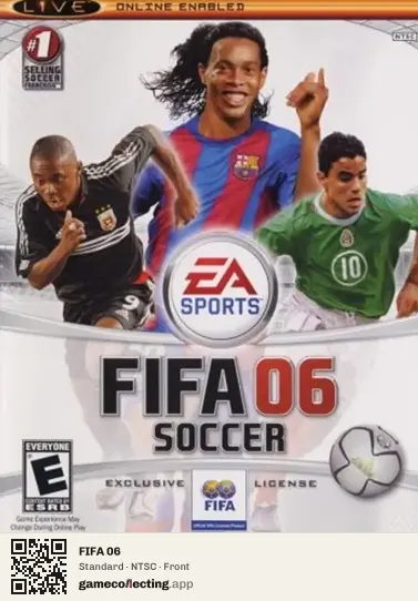 FIFA 06 Xbox, NTSC box front