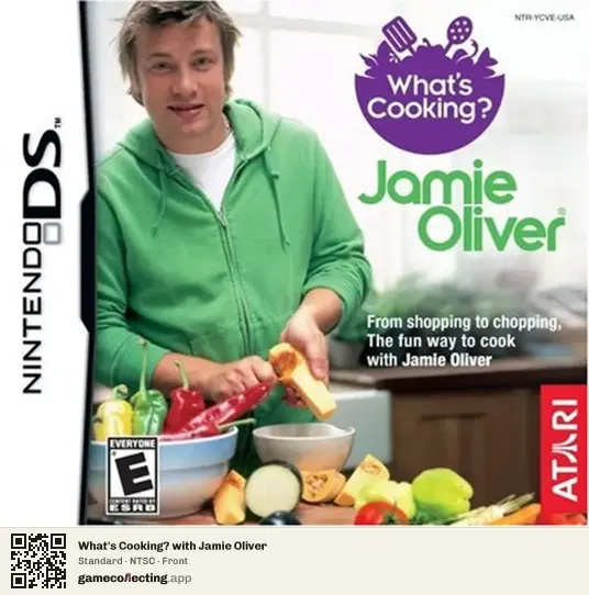 What's Cooking? with Jamie Oliver Nintendo DS, NTSC box front
