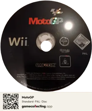 MotoGP Nintendo Wii, PAL disc