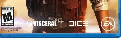 Battlefield Hardline, the ESRB box on its front