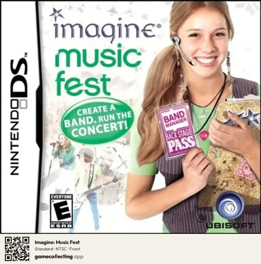 Imagine: Music Fest Nintendo DS, NTSC box front