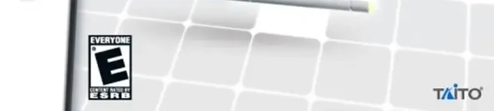 Arkanoid DS, the ESRB box on its front