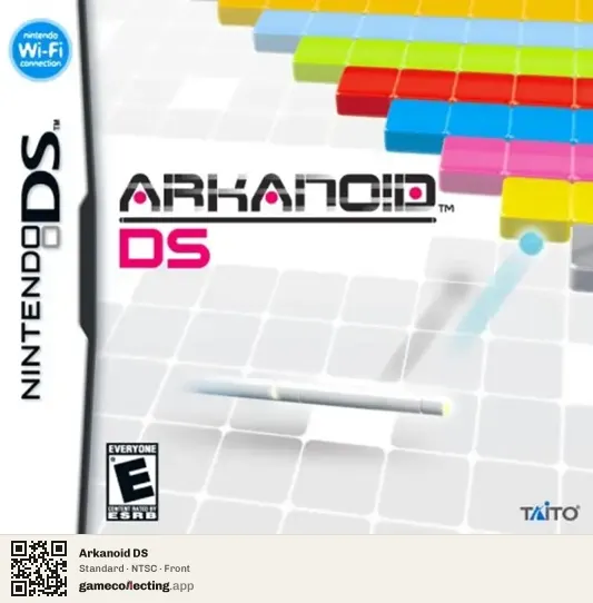 Arkanoid DS Nintendo DS, NTSC box front