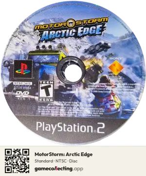 MotorStorm: Arctic Edge PlayStation 2, NTSC disc