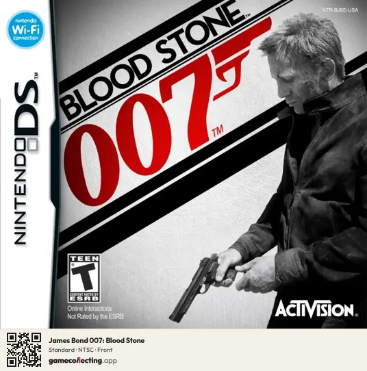 James Bond 007: Blood Stone Nintendo DS, NTSC box front