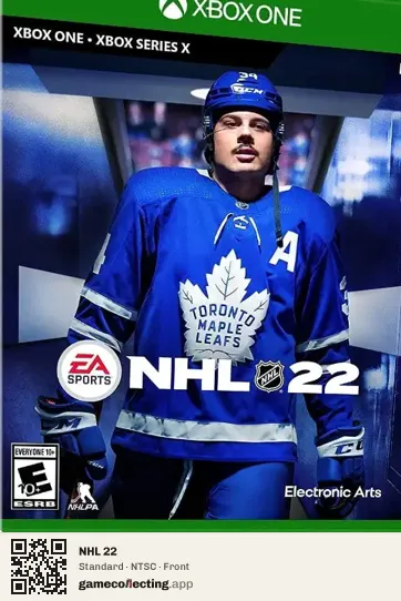 NHL 22 Xbox One, NTSC box front