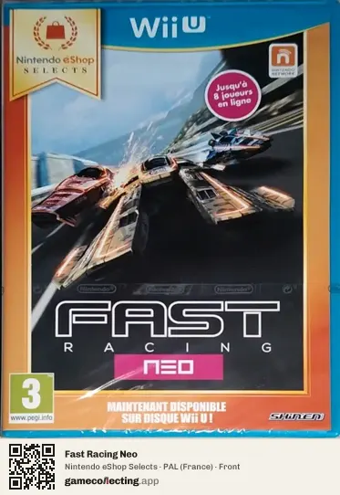 Fast Racing Neo Nintendo Wii U, France box front