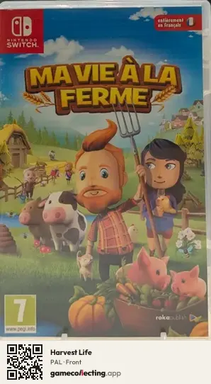 Harvest Life Nintendo Switch, PAL box front