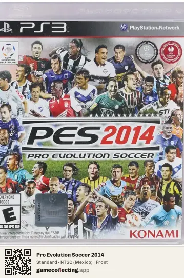 Pro Evolution Soccer 2014 PlayStation 3, Mexico box front