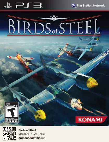 Birds of Steel PlayStation 3, NTSC box front