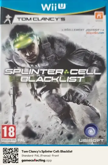 Tom Clancy's Splinter Cell: Blacklist Nintendo Wii U, France box front