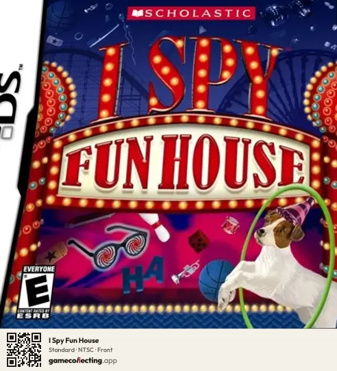 I Spy Fun House Nintendo DS, NTSC box front
