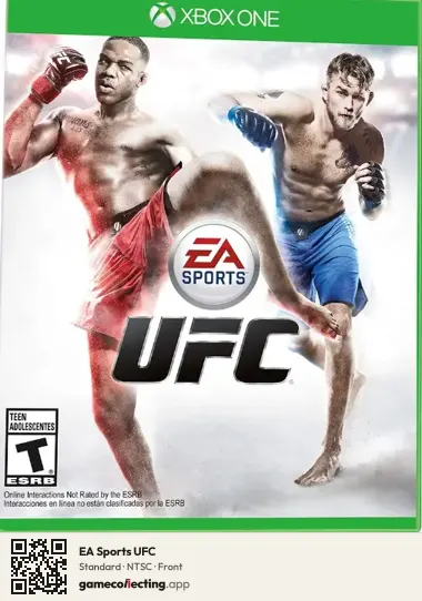 EA Sports UFC Xbox One, NTSC box front