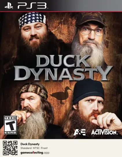 Duck Dynasty PlayStation 3, NTSC box front