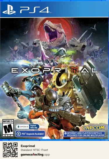 Exoprimal PlayStation 4, NTSC box front