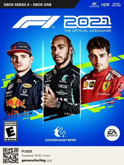 F1 2021 Xbox Series X, NTSC box front