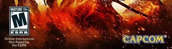 Dragon's Dogma: Dark Arisen, the ESRB box on its front