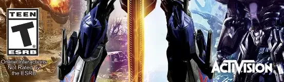 Transformers: Rise of the Dark Spark, the ESRB box on its front