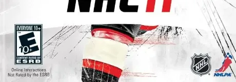 NHL 11, the ESRB box on its front